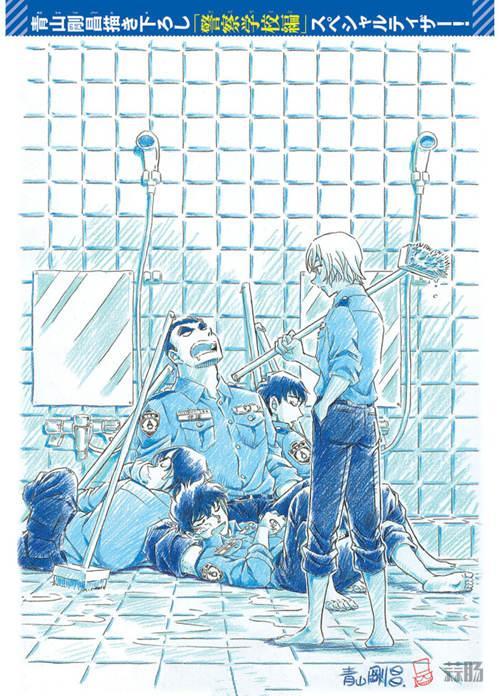 青山剛昌最新繪製 警察學校篇 彩鉛海報 扎心了 Itw01