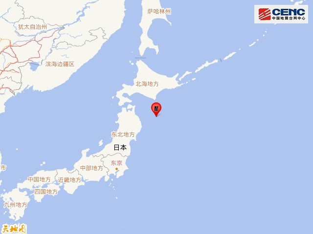 日本 本州東岸遠海發生6 0級地震 Itw01